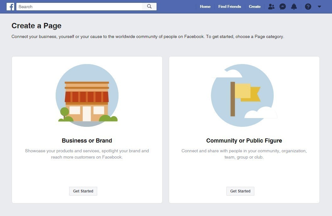 Facebook Page Creation